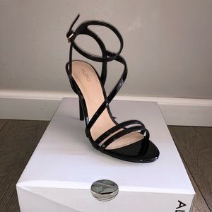 Aldo Elelawiel Black strapping heel - 7.5M